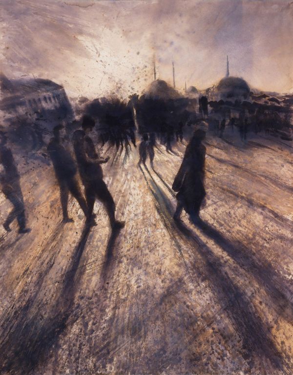 Eminönü, 2023, Ink on paper, 67 x 52 cm.