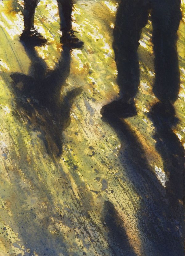 Attilâ İlhan, Whoever I Love, It's You, 2025, Ink on paper, 18 x 24 cm.