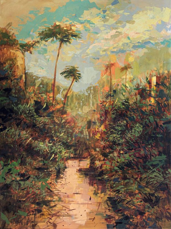 Searching Mr. Kurtz, 2022, Acrylic on canvas, 130 x 97 cm