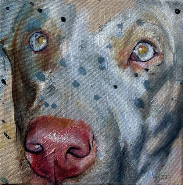 Untitled, 2023, Oil on canvas, 15 x 15 cm.