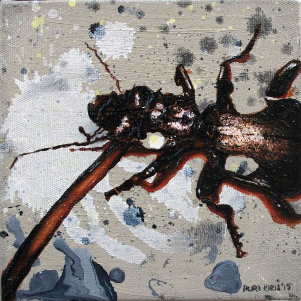 Untitled, 2015, Oil on canvas, 15 x 15 cm.