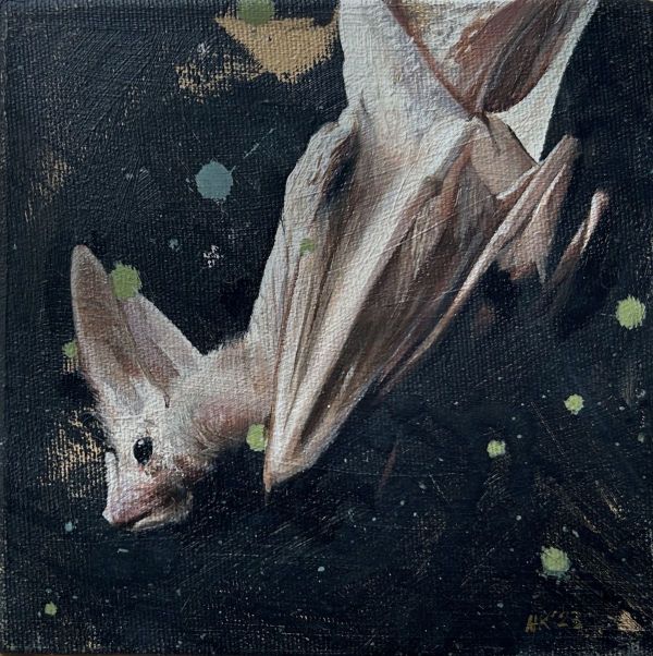 Untitled, 2023, Oil on canvas, 15 x 15 cm.