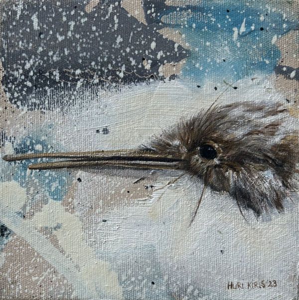 Untitled, 2023, Oil on canvas, 15 x 15 cm.