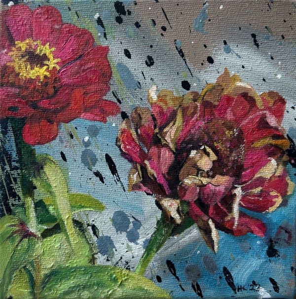 Untitled, 2023, Oil on canvas, 15 x 15 cm.