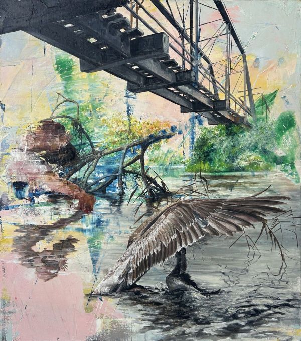 Untitled, 2020, Oil on canvas, 80 x 70 cm.