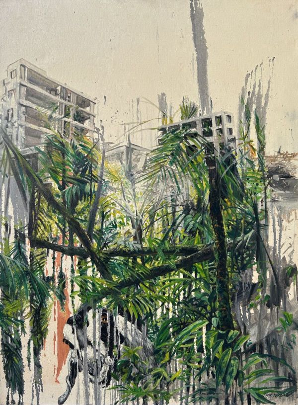 Untitled, 2014, Oil on canvas, 80 x 60 cm.