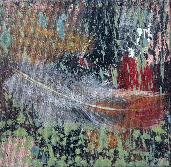 Untitled, 2020, Oil on canvas, 15 x 15 cm.