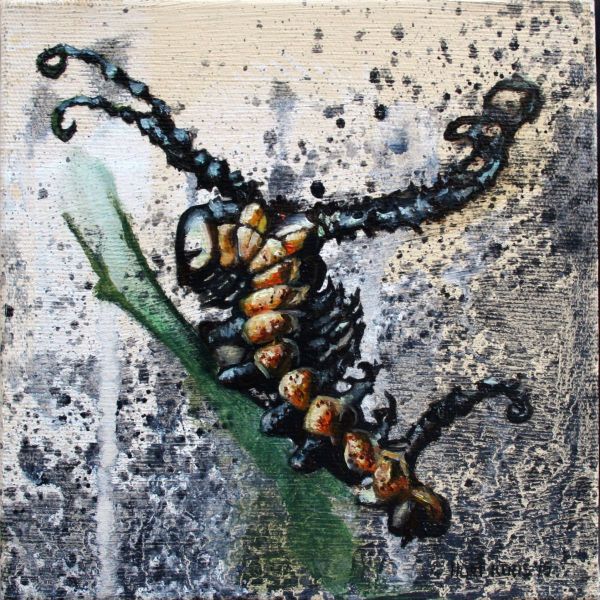 Untitled, 2015, Oil on canvas, 15 x 15 cm.