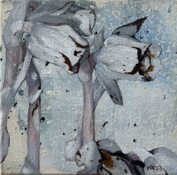 Untitled, 2023, Oil on canvas, 15 x 15 cm.