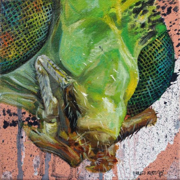 Untitled, 2015, Oil on canvas, 15 x 15 cm.