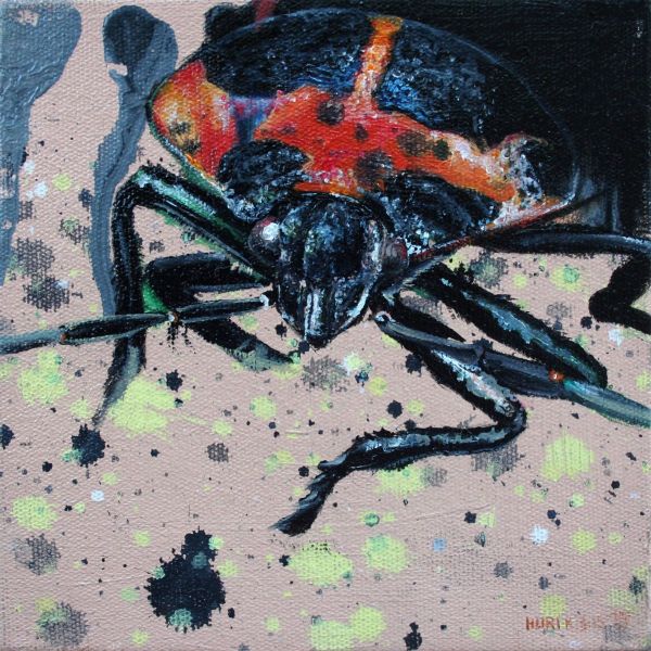 Untitled, 2015, Oil on canvas, 15 x 15 cm.