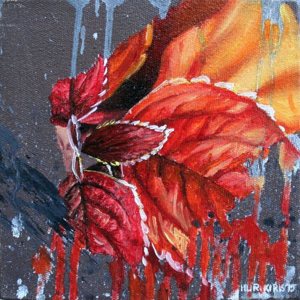 Untitled, 2015, Oil on canvas, 15 x 15 cm.