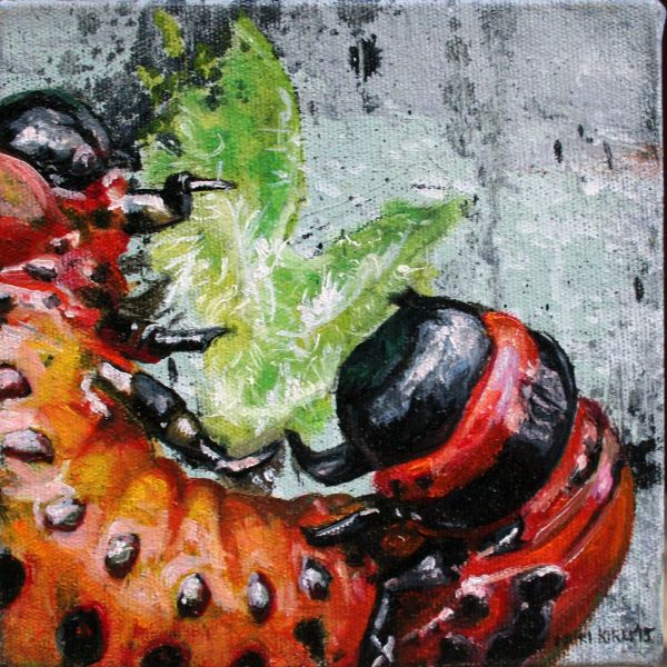 Untitled, 2015, Oil on canvas, 15 x 15 cm.