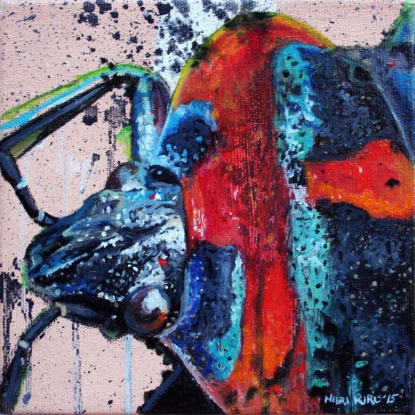 Untitled, 2015, Oil on canvas, 15 x 15 cm.