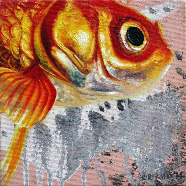 Untitled, 2014, Oil on canvas, 15 x 15 cm.