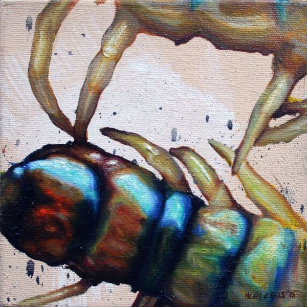 Untitled, 2015, Oil on canvas, 15 x 15 cm.