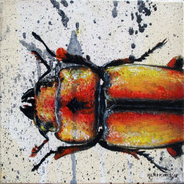 Untitled, 2015, Oil on canvas, 15 x 15 cm.