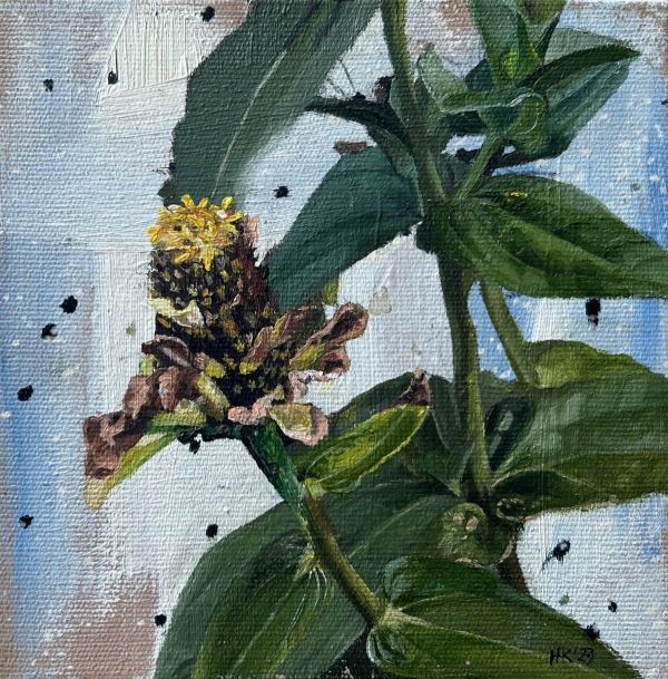 Untitled, 2023, Oil on canvas, 15 x 15 cm.