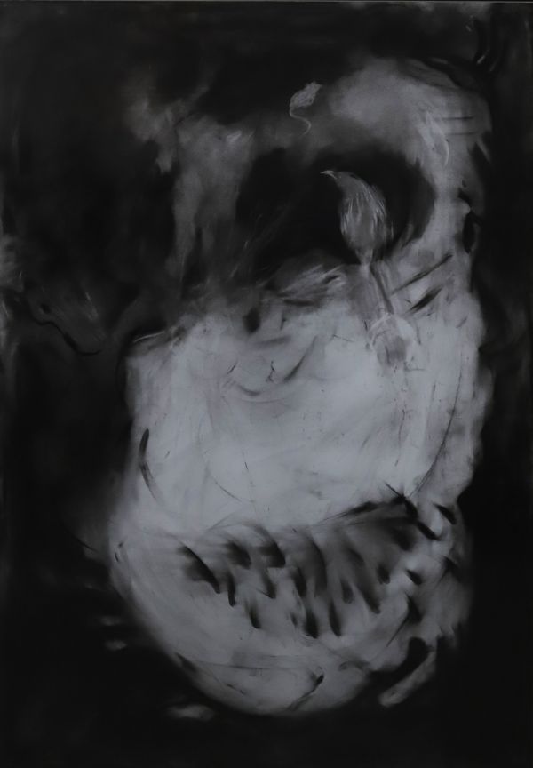 Aporia, 2022, Charcoal on paper, 119 x 89,5 cm
