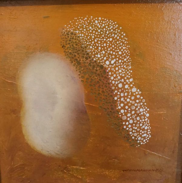 Untitled, 2022, Oil on canvas, 20 x 20 cm.