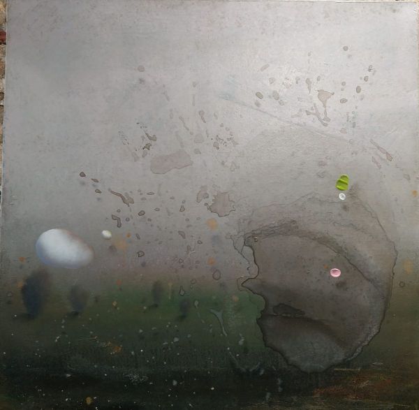 Everything That's Going On, 2015, Oil on canvas, 60 x 60 cm.