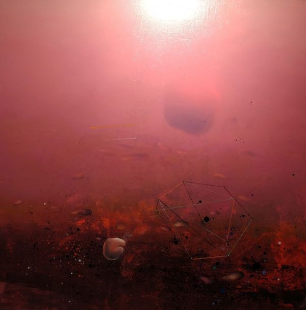 They Were Real, These Are Truth!, 2021, Oil on canvas, 130 x 130 cm.