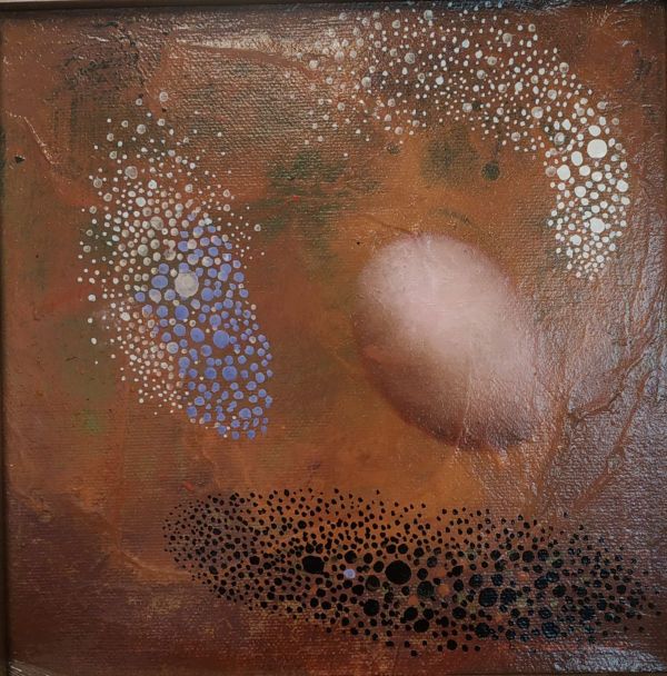 Untitled, 2022, Oil on canvas, 20 x 20 cm.