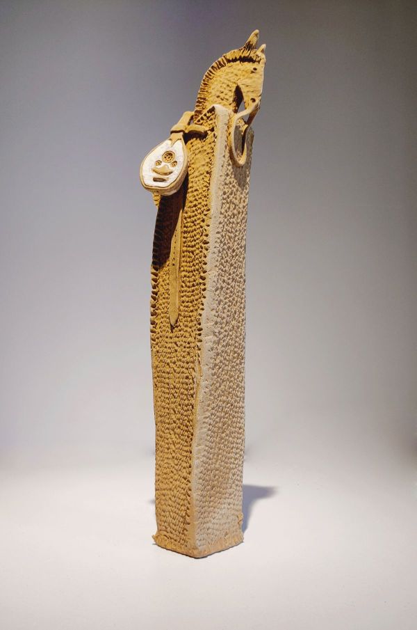 Knights No:10, 2023, Red clay, 1130°, 36 x 9 x 6 cm.