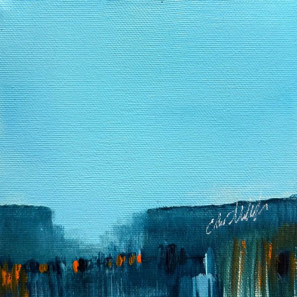 "Listen to My Soul" Series, 2025, Acrylic Paint on Canvas Mixed Technique, 15 x 15 cm.