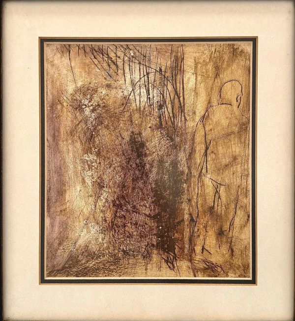 Untitled, Tarihsiz, Mixed media on paper, 30 x 27.5