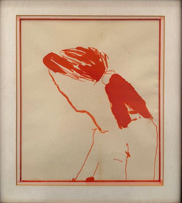 Untitled, Tarihsiz, Mixed media on paper, 32 x 29