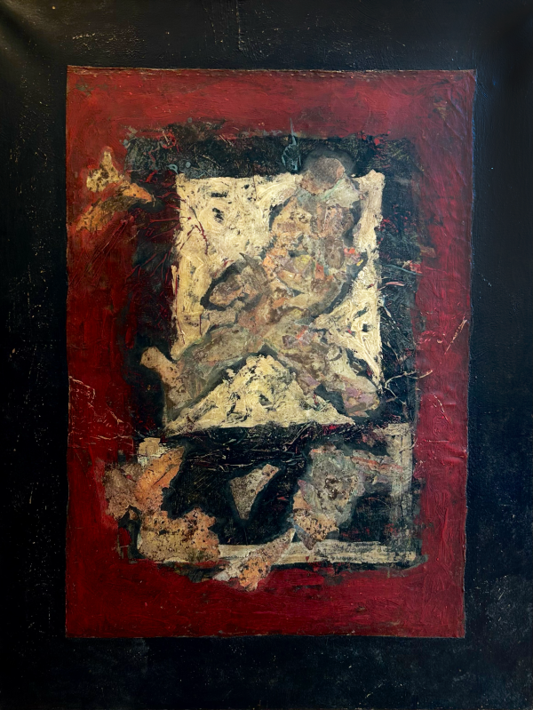 Untitled, Tarihsiz, Mixed media on canvas, 130 x 100 cm