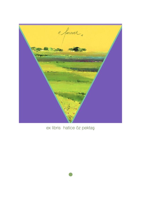 EXLIBRIS HATICE ÖZ PEKTAS, 2021, CGD, 110 x 105