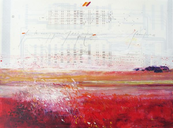 FLANDERS 05, 2011, ACRYL / MULTI LAYER BASIS, 42 x 57.5