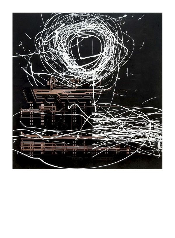 UNPRECEDENTED NETWORKS 27, 2020, ACRYL / MULTI LAYER BASIS, 45 x 43