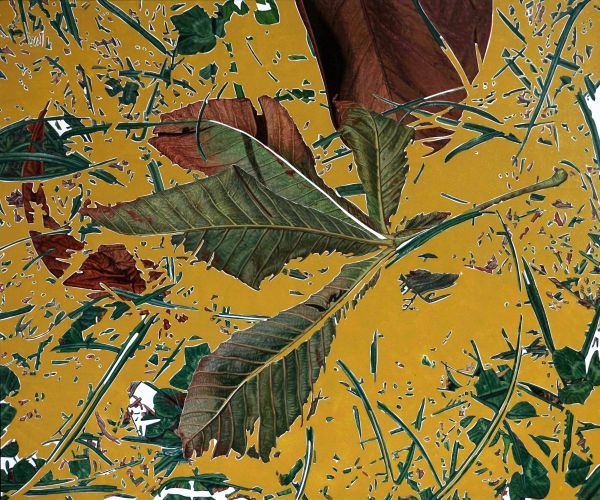 Parçalanma III, 2020, Oil on canvas, 100 x 120 cm.