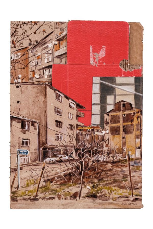 Untitled, 2023, Oil on cardboard, 55,5 x 39 cm.