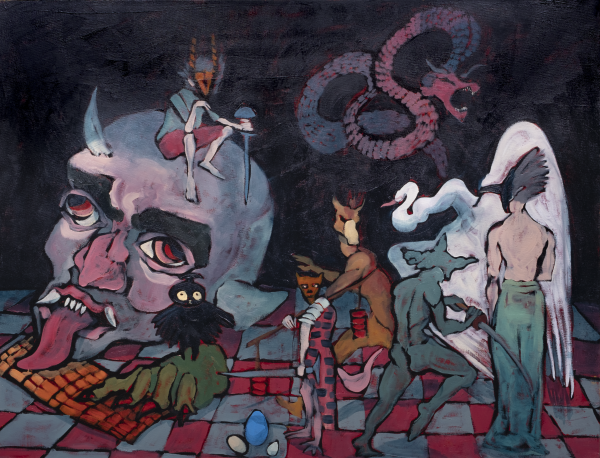 Afternoon Nap, 2025, Oil on canvas, 60 x 80 cm.