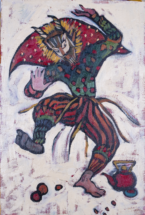 Dancer, 2024, Oil on canvas, 30x20 cm