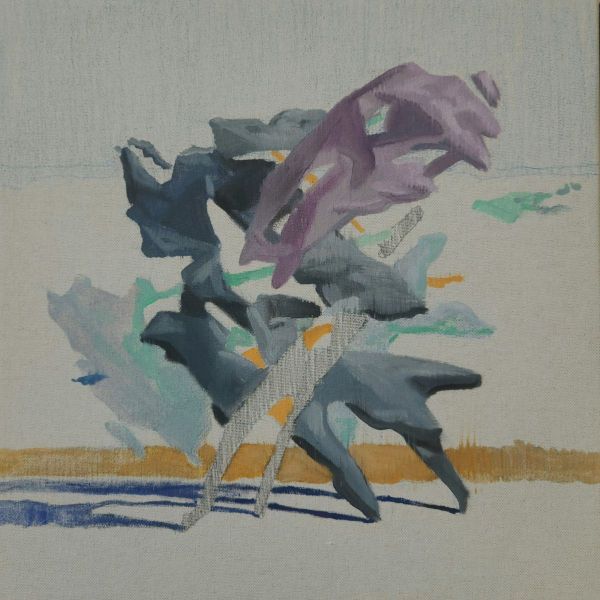 Lost Form III, 2023, Oil on canvas, 30 x 30 cm.