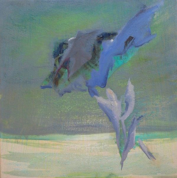 Lost Form IV, 2023, Oil on canvas, 40 x 40 cm.