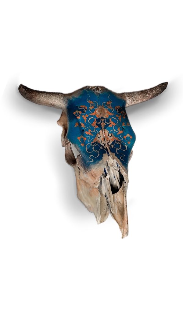 Untitled, 2025, Gold, acrylic, watercolor on organic material, 53 x 56 cm.