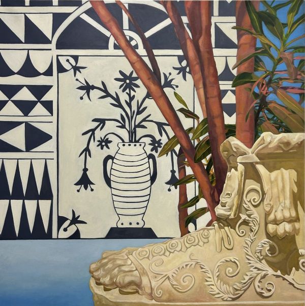 Zakkum, 2026, Oil on canvas, 100 x 100 cm.