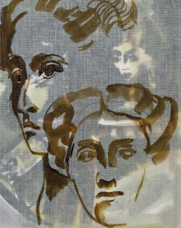 Untitled VII, 2024, Ink on paper, 29 x 25 cm.