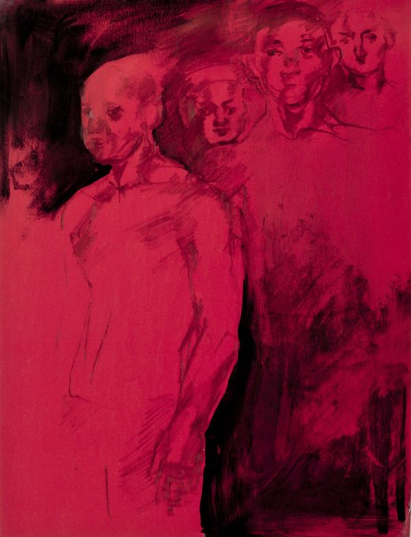 Untitled XIV, 2024, Ink on paper, 20,5 x 15 cm.