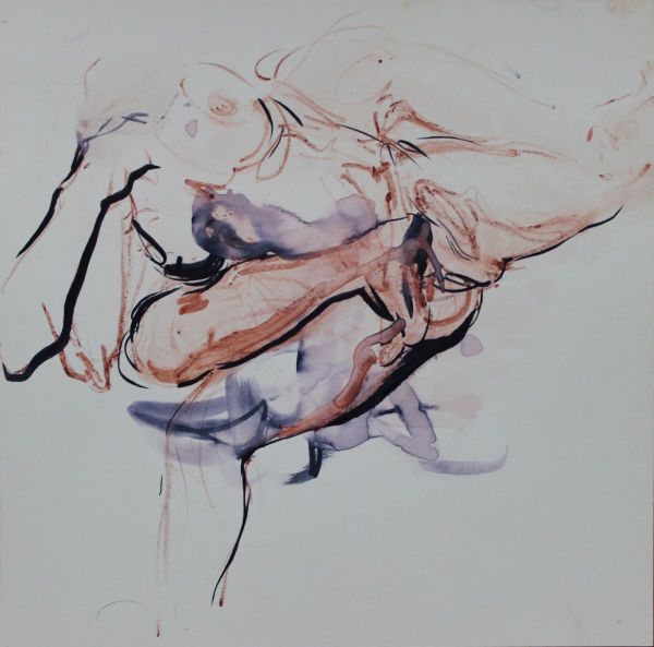 Untitled, 2017, Ink on paper, 18,5 x 18,5 cm.