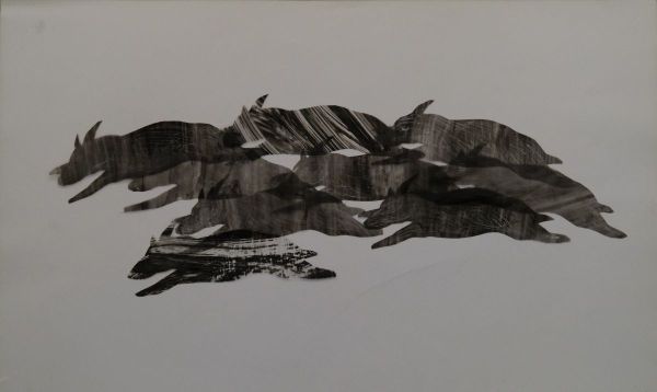 ATTACK 2, 2026, Mixed media, 29 x 48 cm.