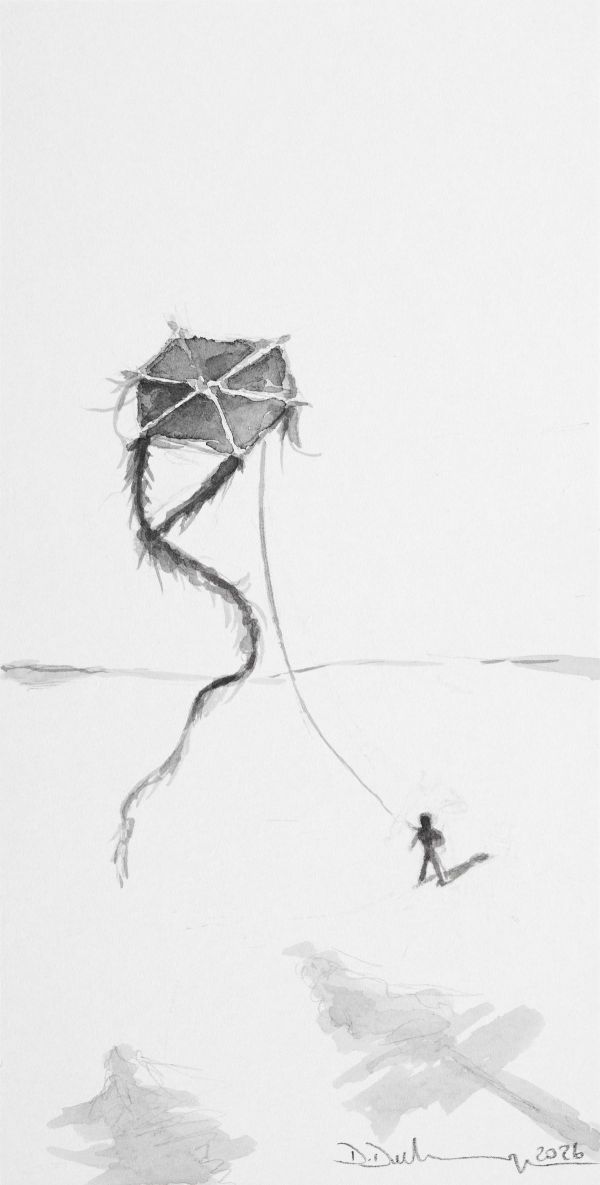 Untitled, 2026, Ink on Paper, 21 x 29,7 cm.