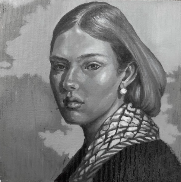 Untitled, 2026, Oil on canvas, 25 x 25 cm.