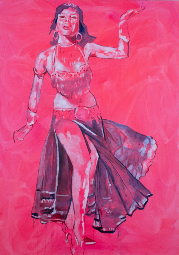 Desire, 2025, Oil on canvas, 120 x 85 cm.